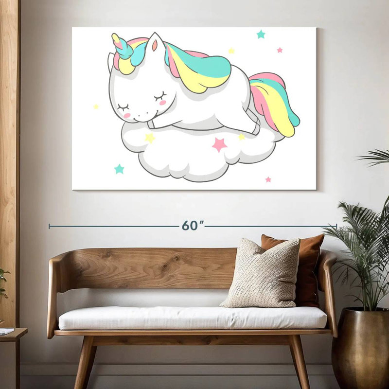 Ashelle Sleepy Unicorn, H 34 po x l 51 po