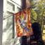 Chat en feuilles d'automne-112700543