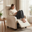 Fauteuil inclinable manuel rembourré 19 po-260758578