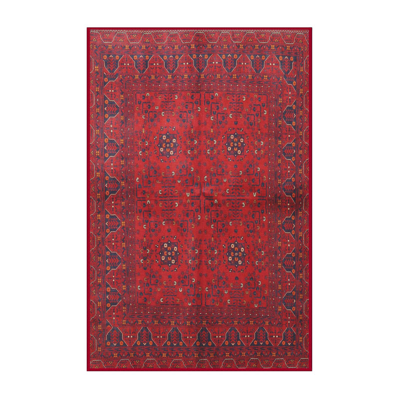 Tapis oriental rouge / beige, Rectangle 7 pi x 10 pi
