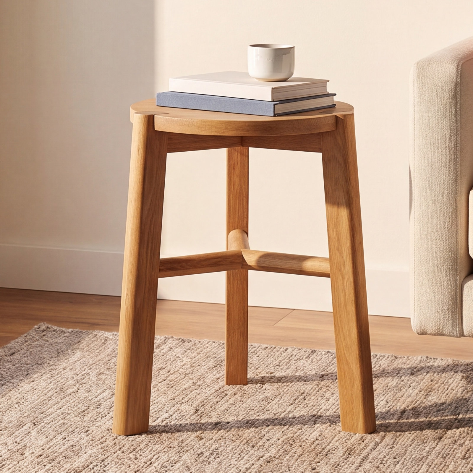 Brennan 14" Oak End Table