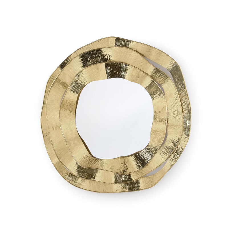 Ripple Mirror, Brass