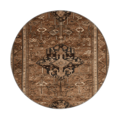 Tapis turc intérieur et extérieur brun