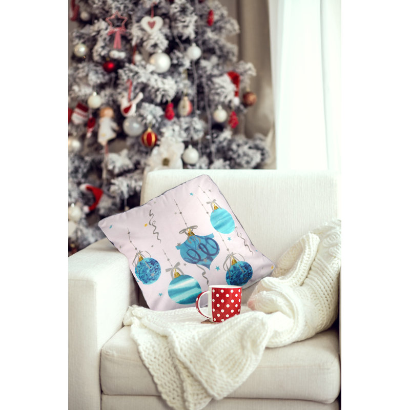Stoudt Square Cushion Cover, Aqua