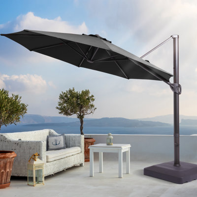 Marlon 11' Cantilever Umbrella with Base