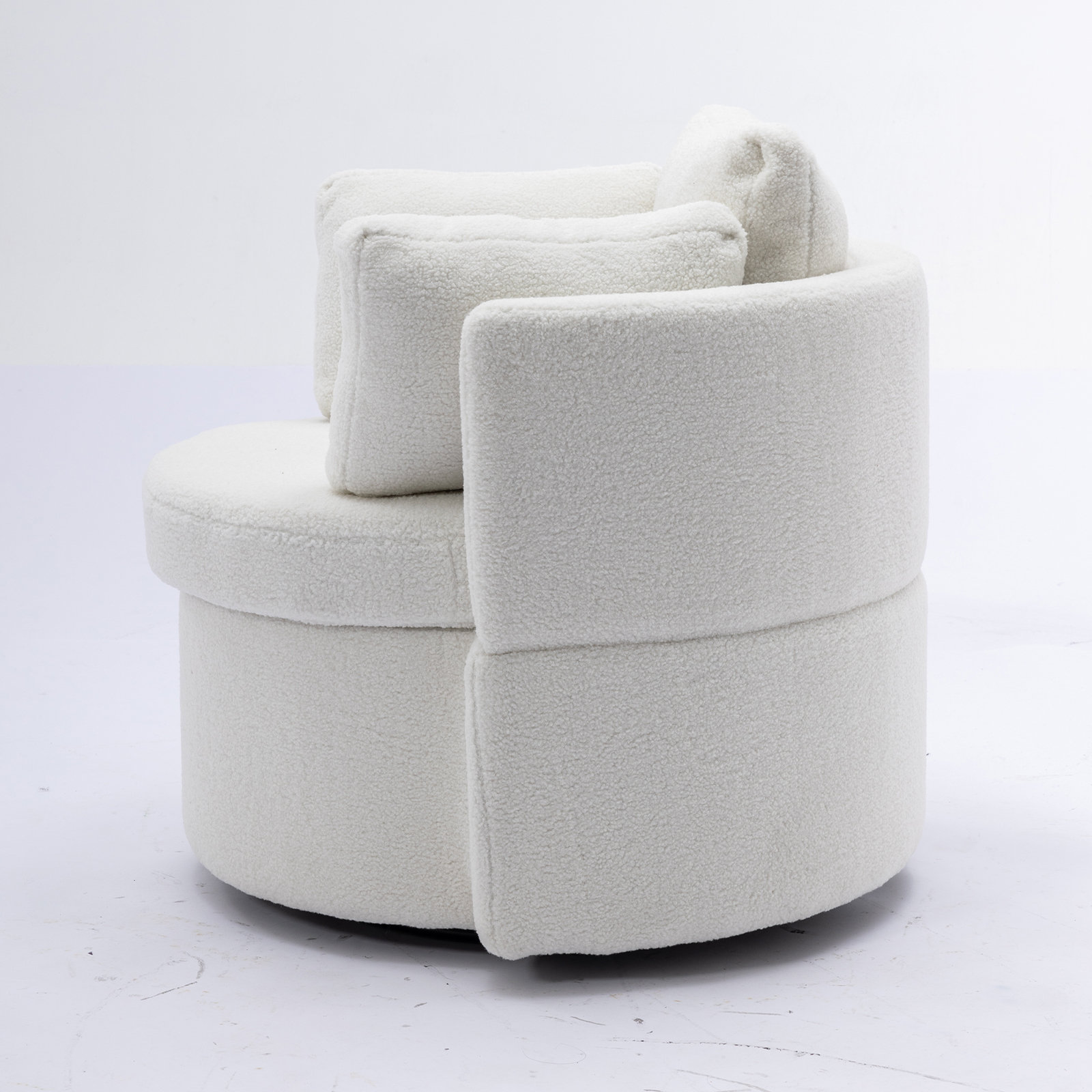 Plush discount swivel chair