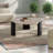 Simple cave stone solid wood coffee table-106422442-106422446