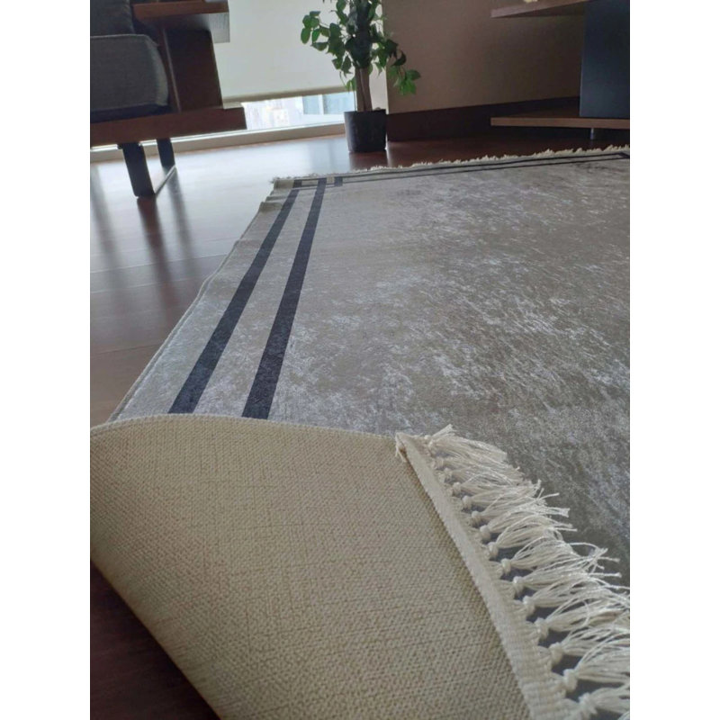 Tapis Masanao avec envers antidérapant, Tapis de couloir 5 pi 3 po x 14 pi 9 po