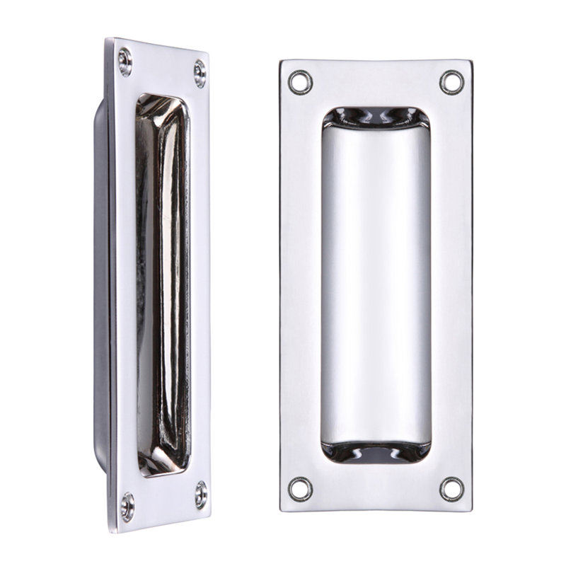 Flush Pull, Polished Chrome