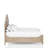 Queen Panel Bed In Sand Finish With Transitional Casual Design