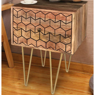 Levon Side Table with Storage
