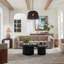 Solid Coffee Table Side Table Set-1924393628
