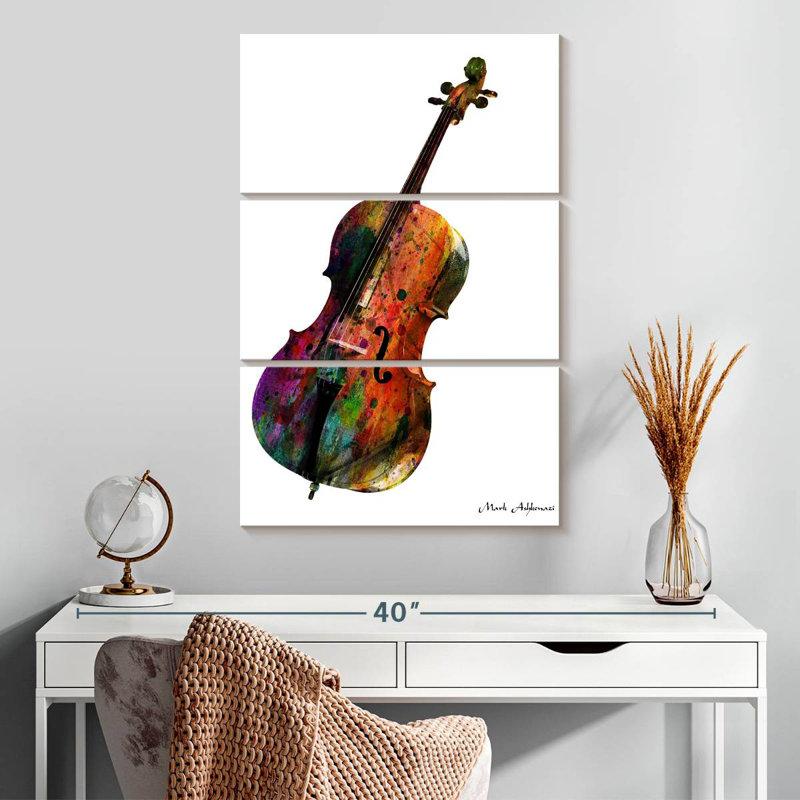 Abarca Cello, 32" H x 20" W