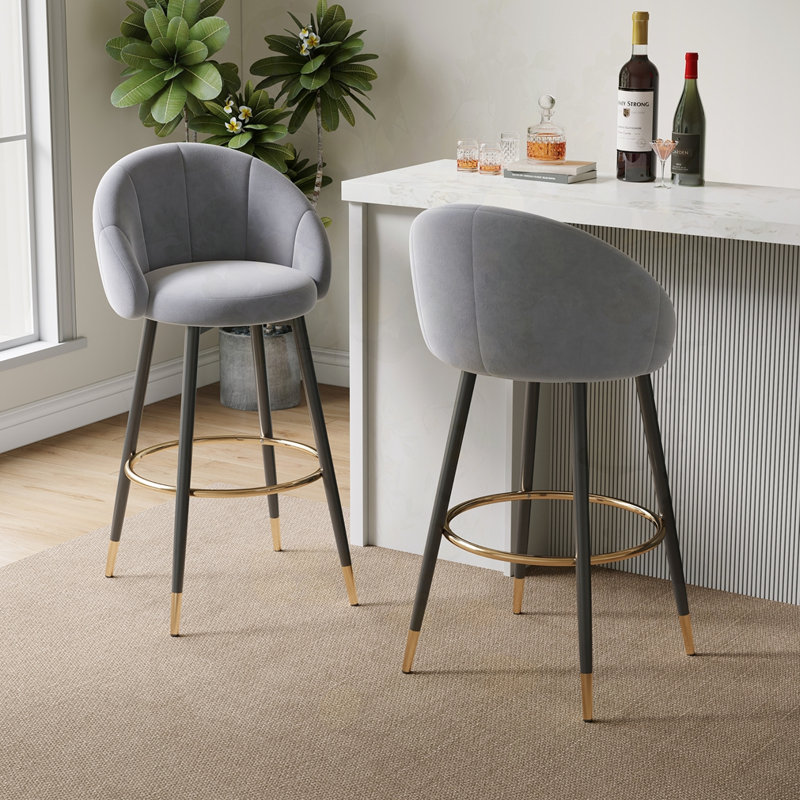 Ensemble de 2 tabourets de bar Luxe
