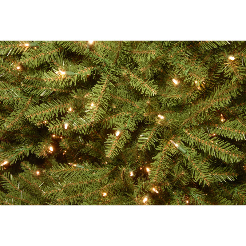 National Tree Company Dunhill Fir Tree with Dual Color LED Lights and PowerConnect, 12'