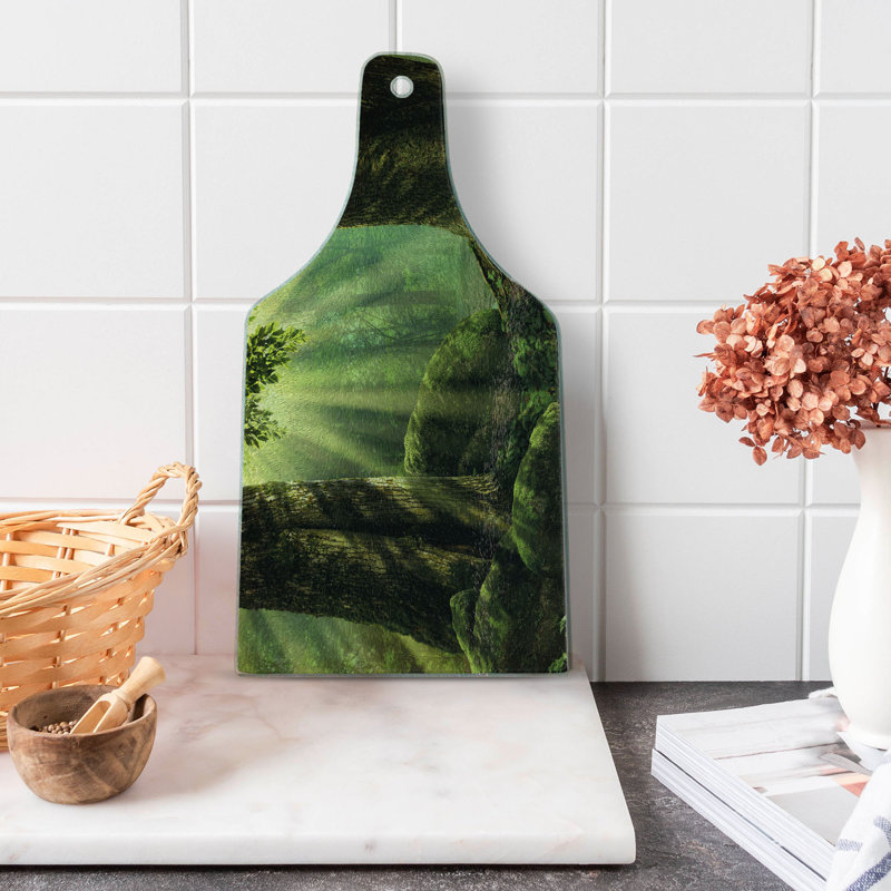 Planche à découper en verre trempé Ambesonne