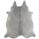Arlequin Hide Cowhide Geometric Area Rug in Silver