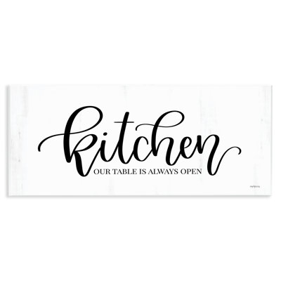 «Kitchen Always Open», art mural sur bois par imperfect Dust