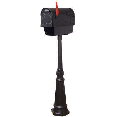 Boîte aux lettres verrouillable avec poteau tacoma inclus trottoir Hummingbird