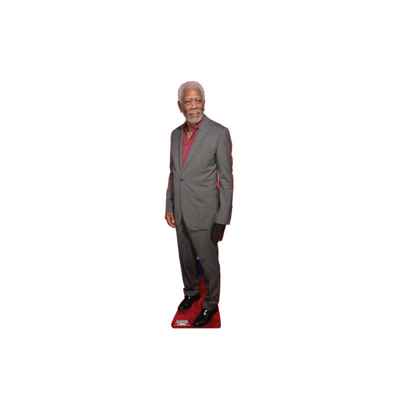 SC2467 - Stand-up debout en carton découpé Morgan Freeman