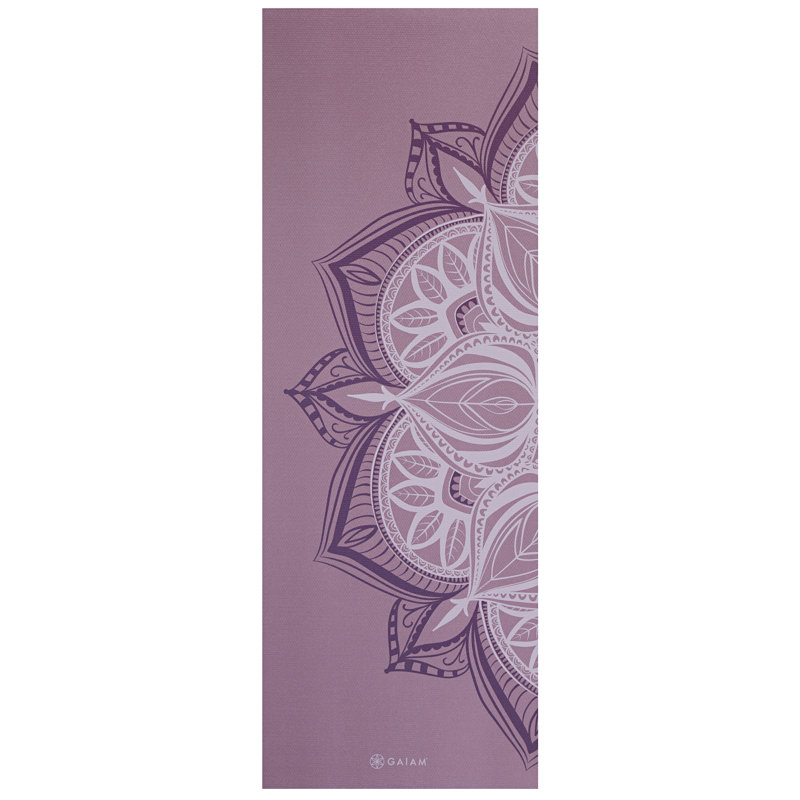Tapis de yoga imprimé Gaiam - violet