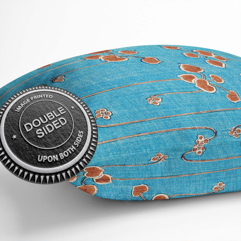 Floral Square Throw Cushion, 40cm H x 40cm W x 15cm D