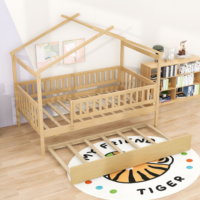 Quiogue Daybed with Trundle, Natural, Twin
