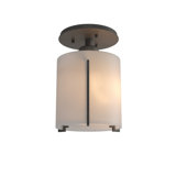 Exos 1 - Light 6" Simple Cylinder Semi Flush Mount