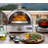 Mont Alpi MAPZ-SS 12000 BTU Multi-Fuel Countertop Table Top Stainless Steel Portable Outdoor Cooking Kitchen Backyard Propane Gas Pizza Making Baking Oven Roasting Grill - Pizza Stone Included