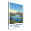 Loch Katrine, Scotland - Romantic Highlands Travel Poster with Steamship. Giclee Print on Wrapped Canvas. Wall Art, Home Decor - Natural Landmarks, Scotland 1 Piece Wrapped Canvas Wall Art-636671834