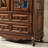 Nut-brown Solid Wood+Glass Display Cases