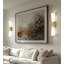 Applique murale 2 lumières dorées modernes Emrys 24 pouces-123223172
