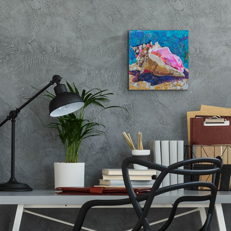 «Conch» par St. Hilaire Elizabeth, H 12 po x l 12 po x P 0,13 po