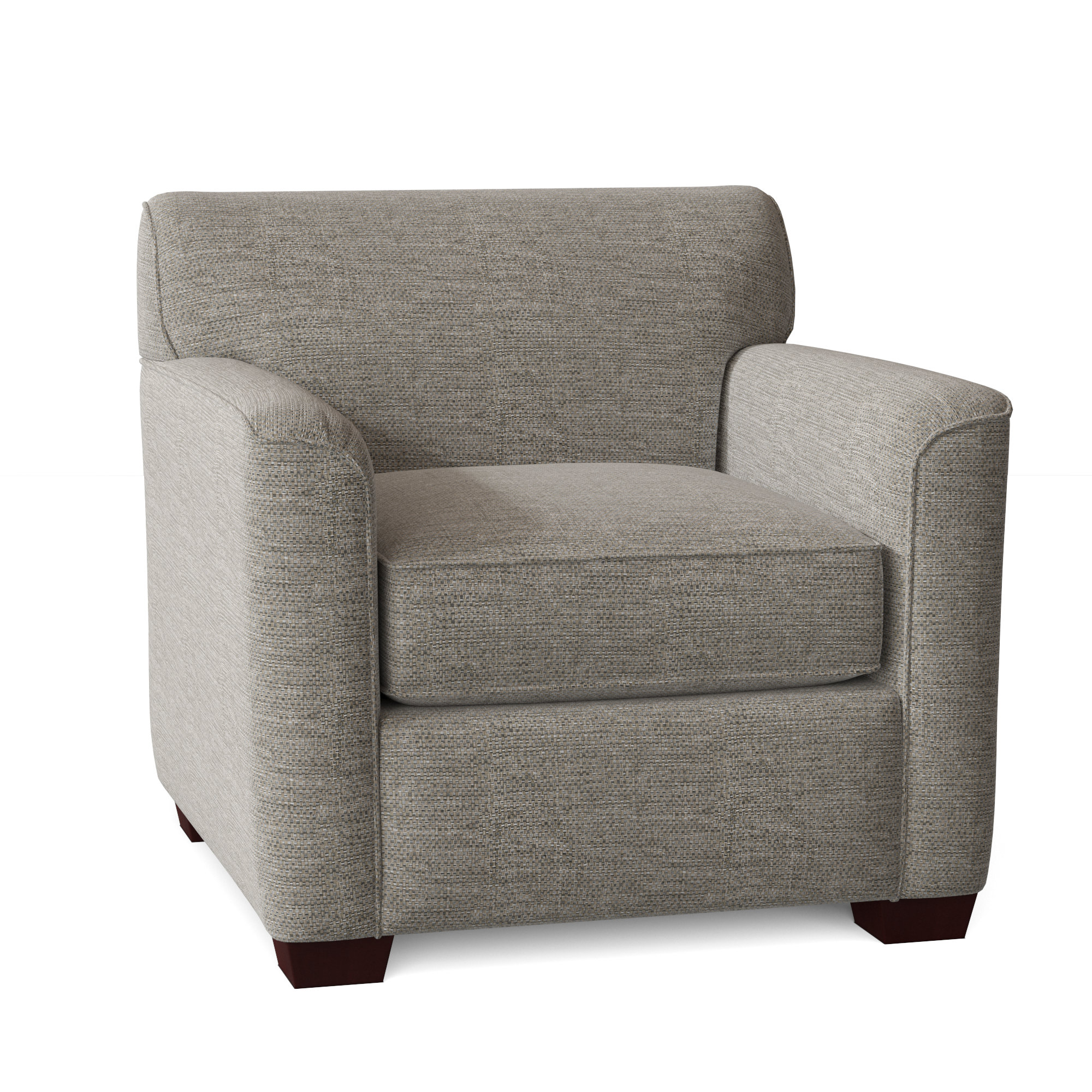 Keaton Upholstered Armchair, Townhouse 41 Gray, No