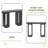 50" Modern Art Sculptural Console Table