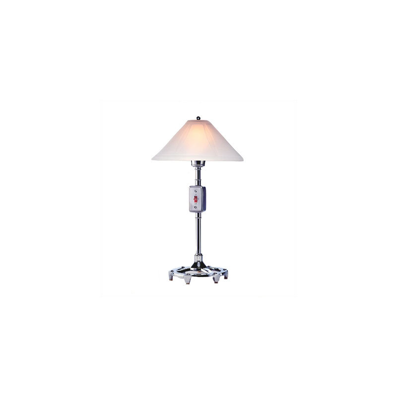 Lampe avec gradateur 24 po Leviton, Chrome chrome