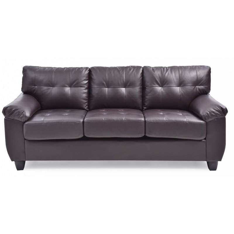 78" PU Sofa, Beige