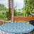 Bungalow Rose Nautical Fitted Round Tablecloth Blue