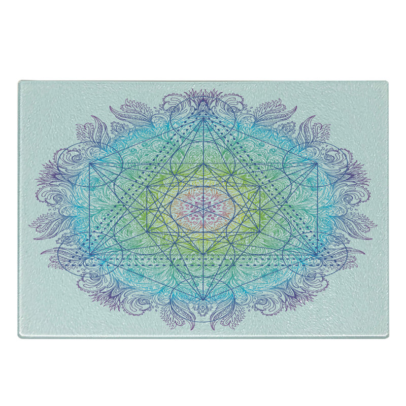 Multicolore planche à découper Ambesonne