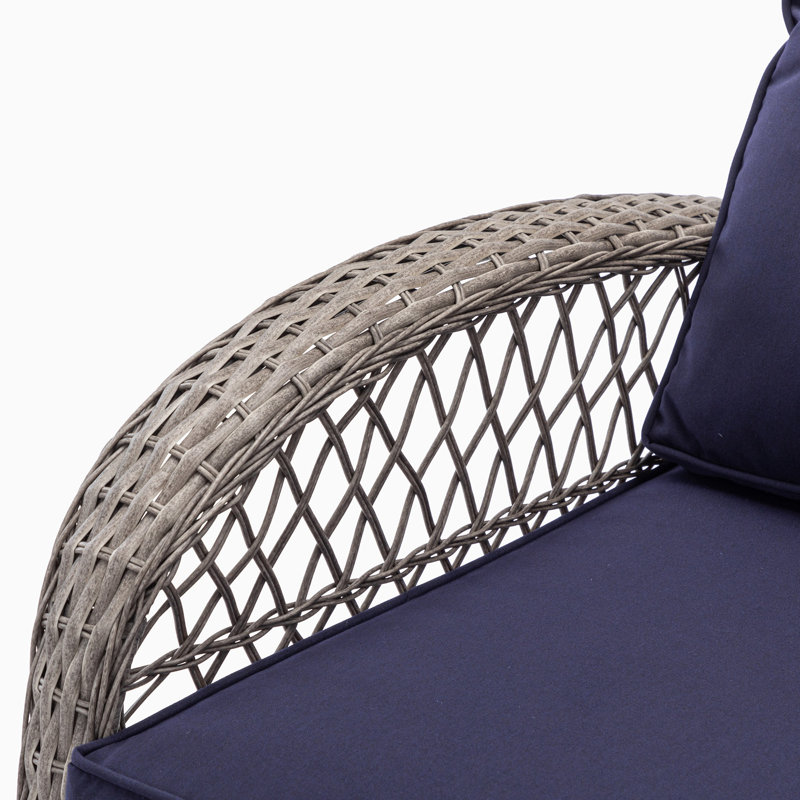 Chaise berçante en acier