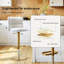 Height Adjustable Swivel Bar Stool