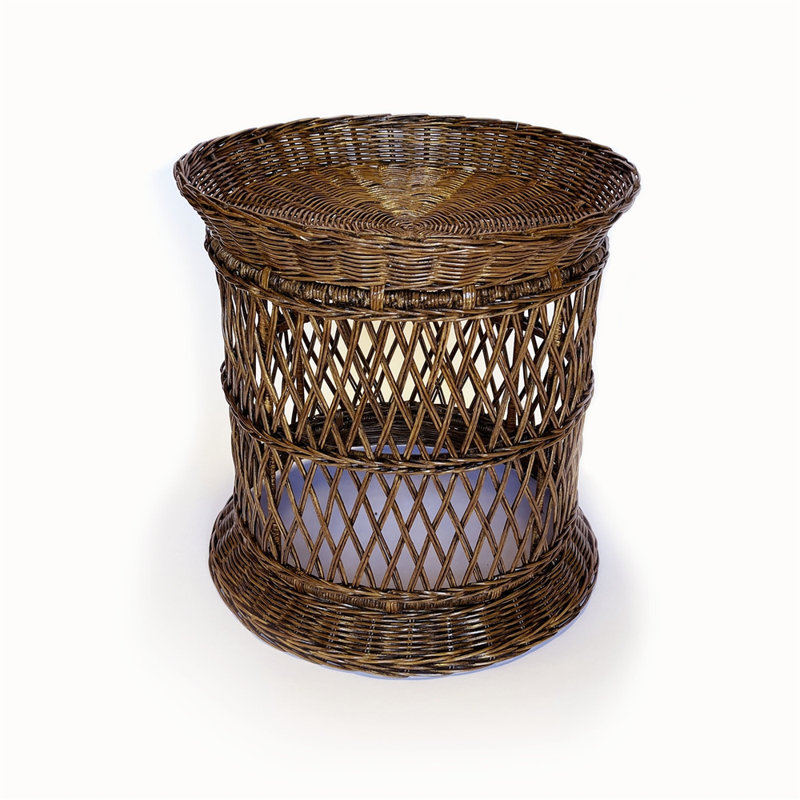 Bagan End Table, Antique Brown