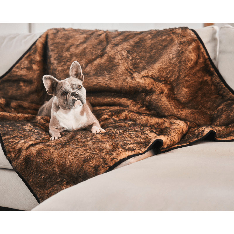Jeté imperméable en fourrure PupProtector, Tan