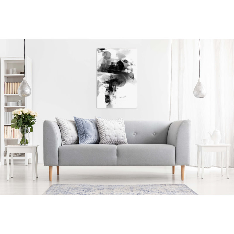 Color Splash Abstract - Wrapped Canvas Painting, 76cm H x 51cm W