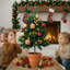 2.26' H Artificial Pine Christmas Tree