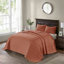 Ensemble de couvre-lit réversible 3 pièces Clay Red Queen-131603075