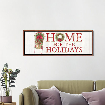 «Home for the Holiday» par Tara Reed - impression d'art textuel