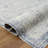 Performance Ornate Traditional Vintage Blue/Gray/Ivory Waterproof Rug-2068495004