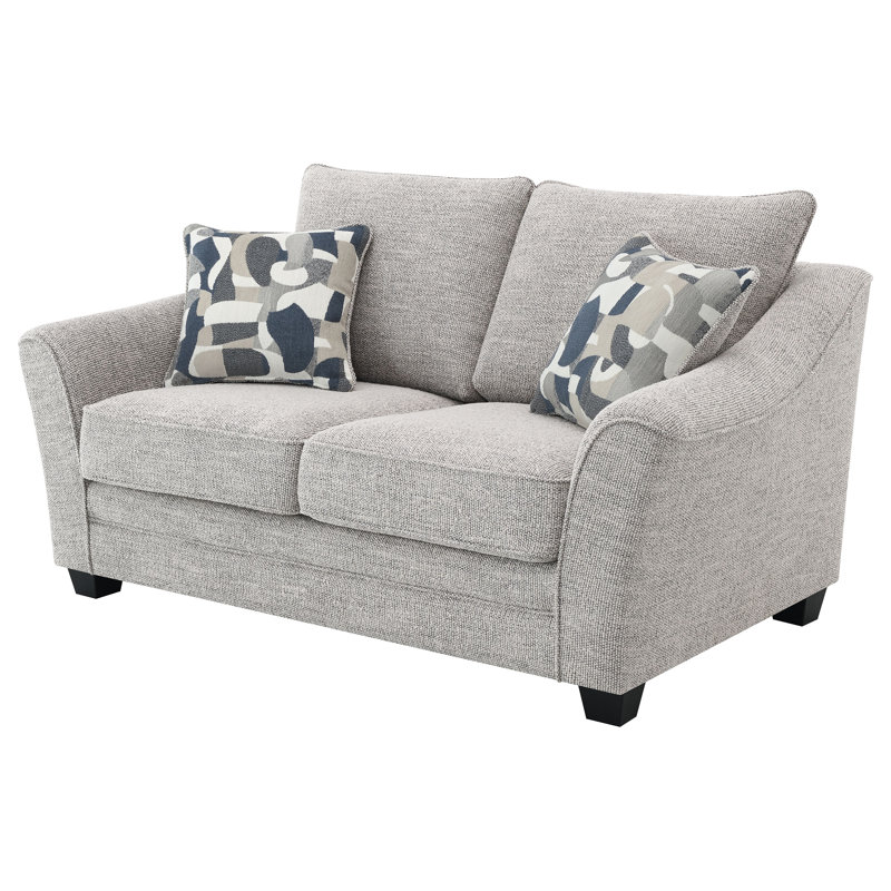Causeuse Rajrani Boucle, H 34,5 po x l 61 po x P 38 po