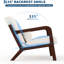 Fauteuil d'appoint ergonomique MidCentury